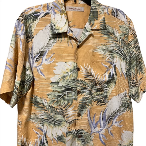 Tommy Bahama Silk Floral Hawaiian Shirt - Picture 3 of 7